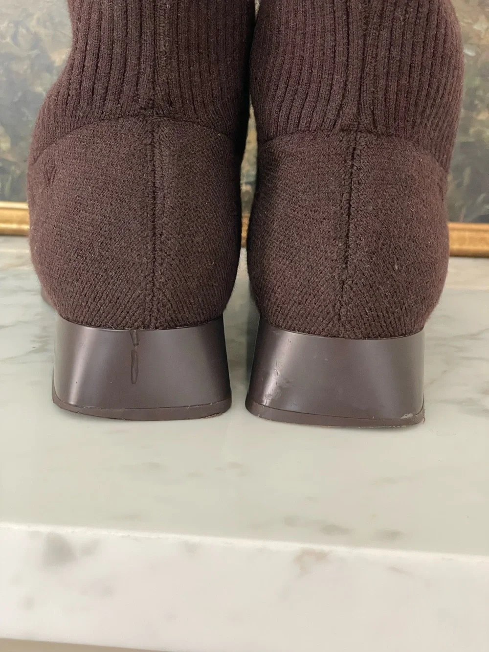 Vivaia Tara Tall Knee High Boots Brown Size 9 (40)